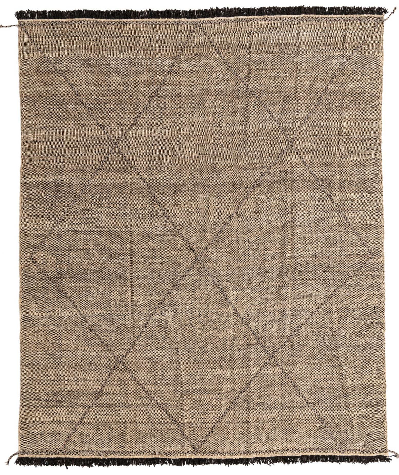 8' 4 x 10' Hand Knotted Moroccan Wool Rug