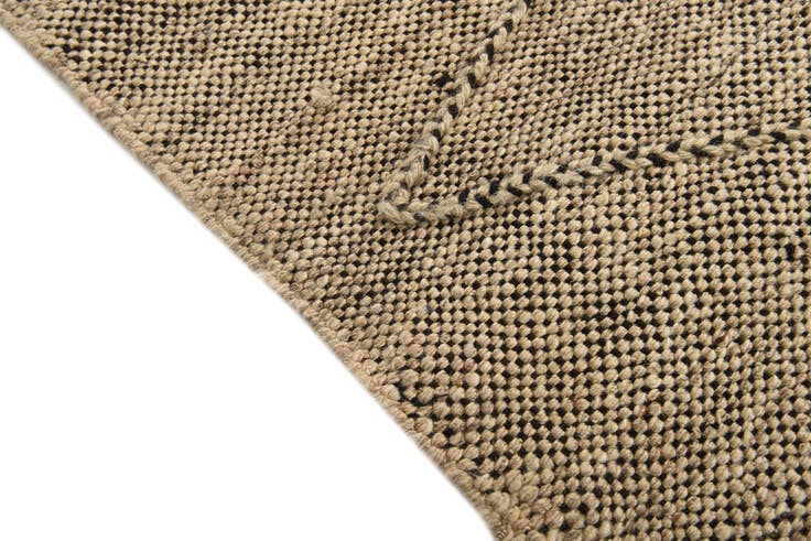 Detail image of 5' 8 x 7' 9 Hand Knotted Moroccan Wool Rug