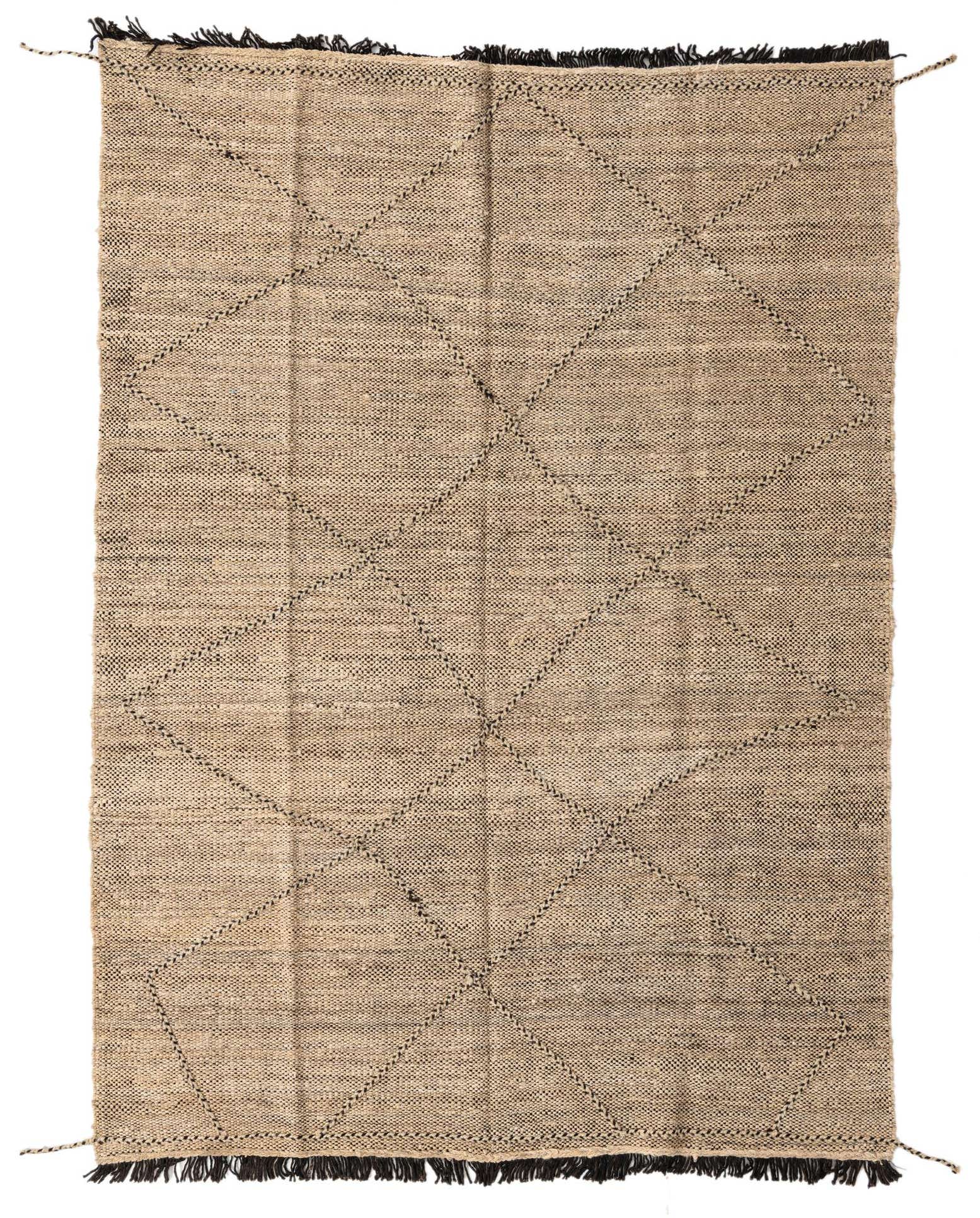 5' 8 x 7' 9 Hand Knotted Moroccan Wool Rug