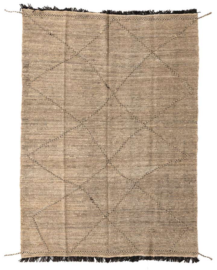 5' 8 x 7' 9 Hand Knotted Moroccan Wool Rug