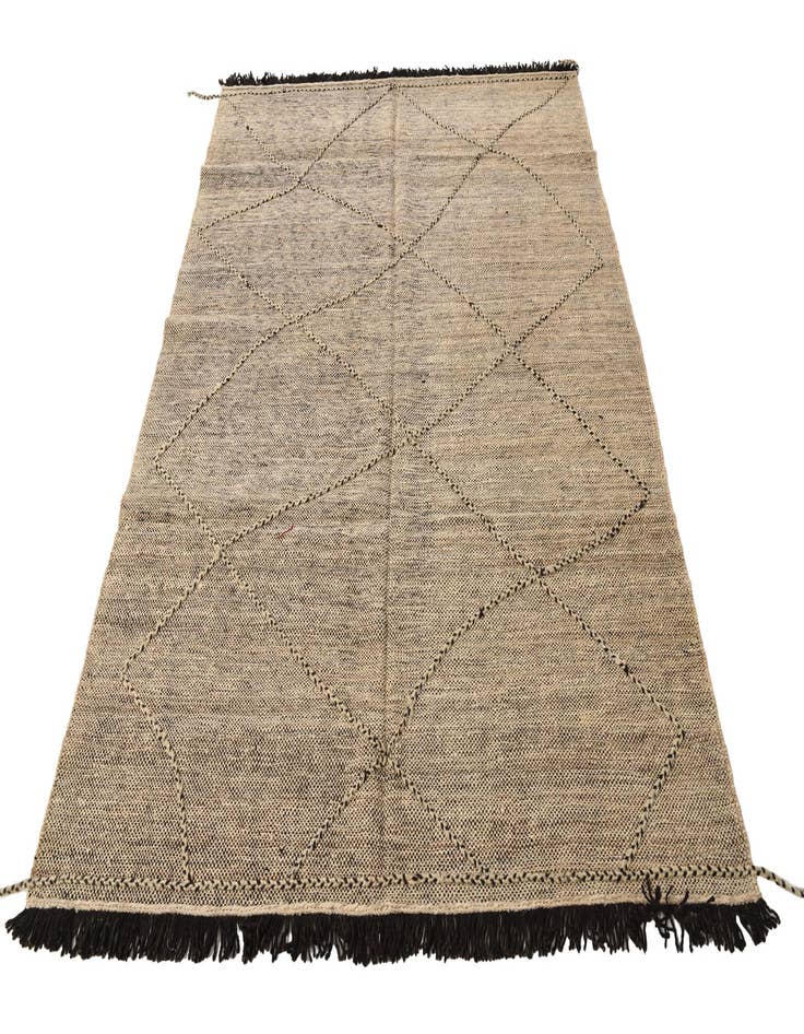 Detail image of 6' 1 x 7' 8  Hand Knotted Moroccan Wool Rug