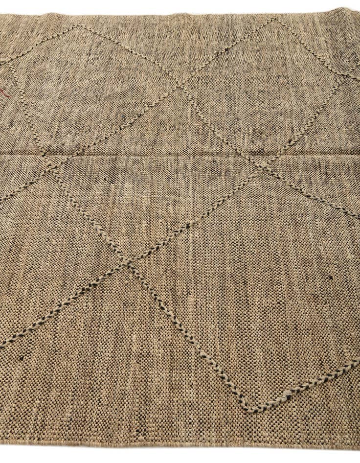 Detail image of 6' 1 x 7' 8  Hand Knotted Moroccan Wool Rug