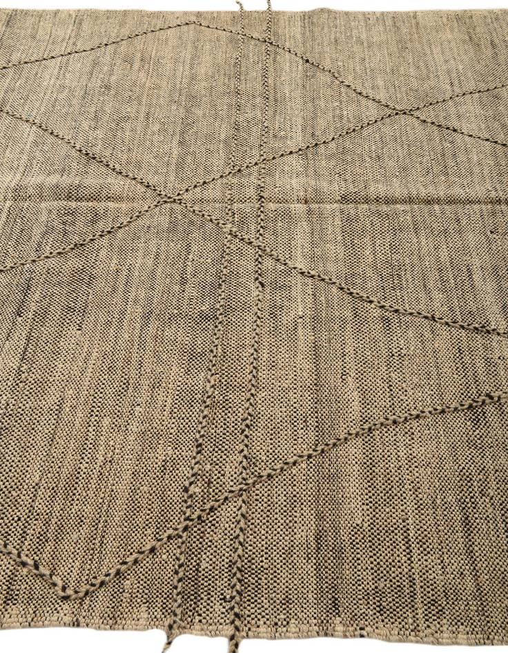 Detail image of 6' 10 x 9' 7  Hand Knotted Moroccan Wool Rug