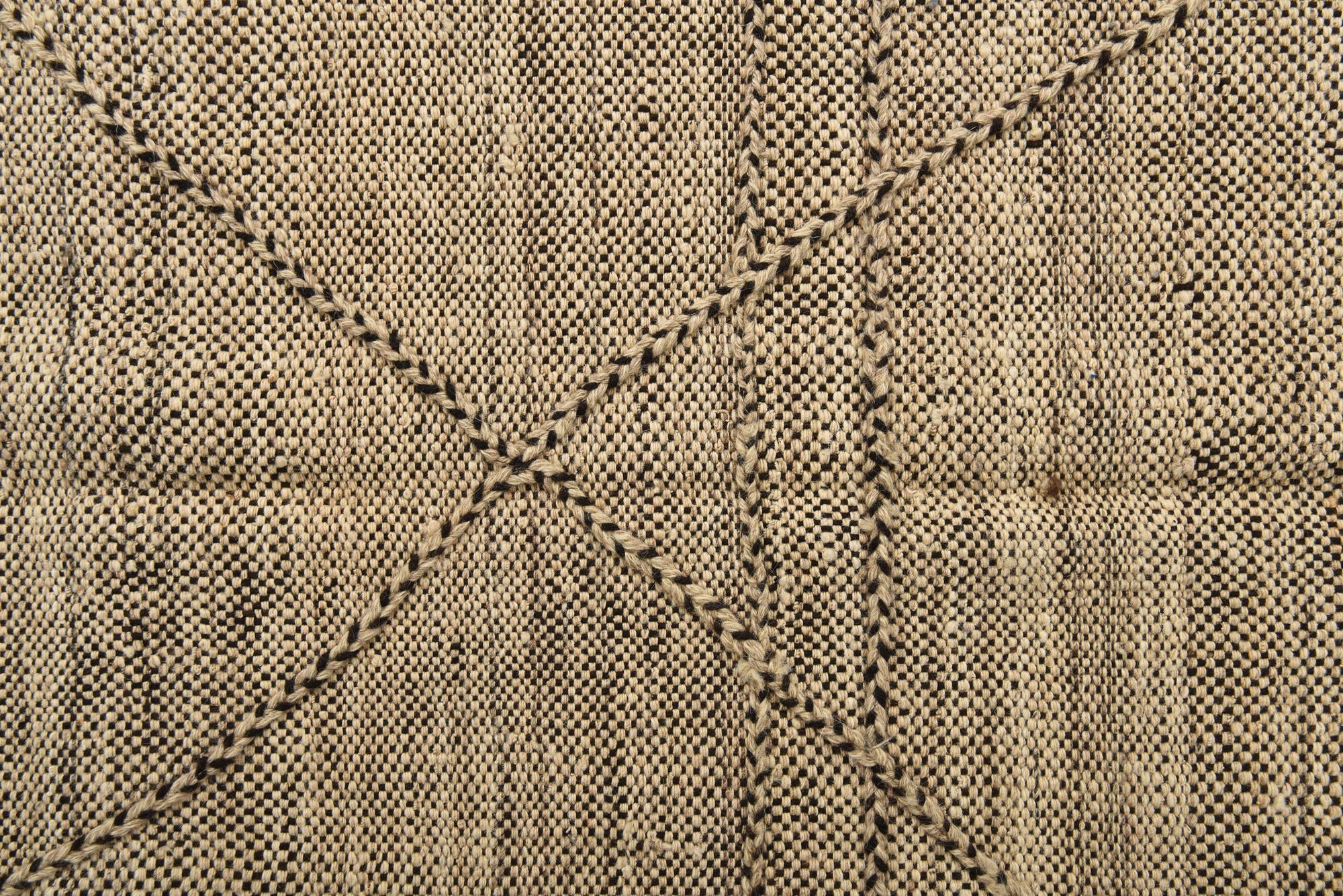 6' 10 x 9' 7 Hand Knotted Moroccan Wool Rug