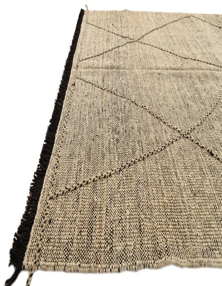 Detail image of 6' x 7' 10  Hand Knotted Moroccan Wool Rug