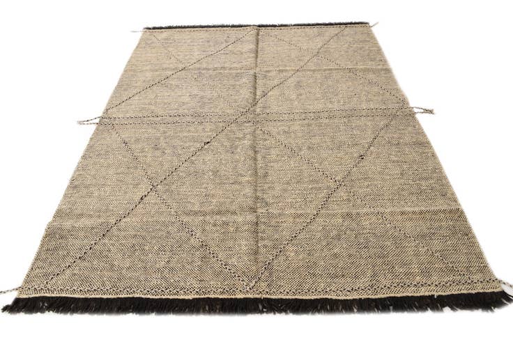 Detail image of 6' x 7' 5 Hand Knotted Moroccan Wool Rug