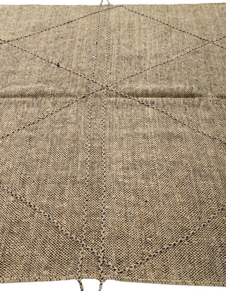 Detail image of 6' x 7' 5  Hand Knotted Moroccan Wool Rug