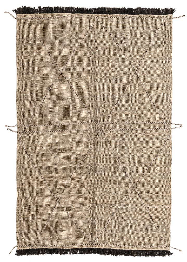 6' x 7' 5 Hand Knotted Moroccan Wool Rug