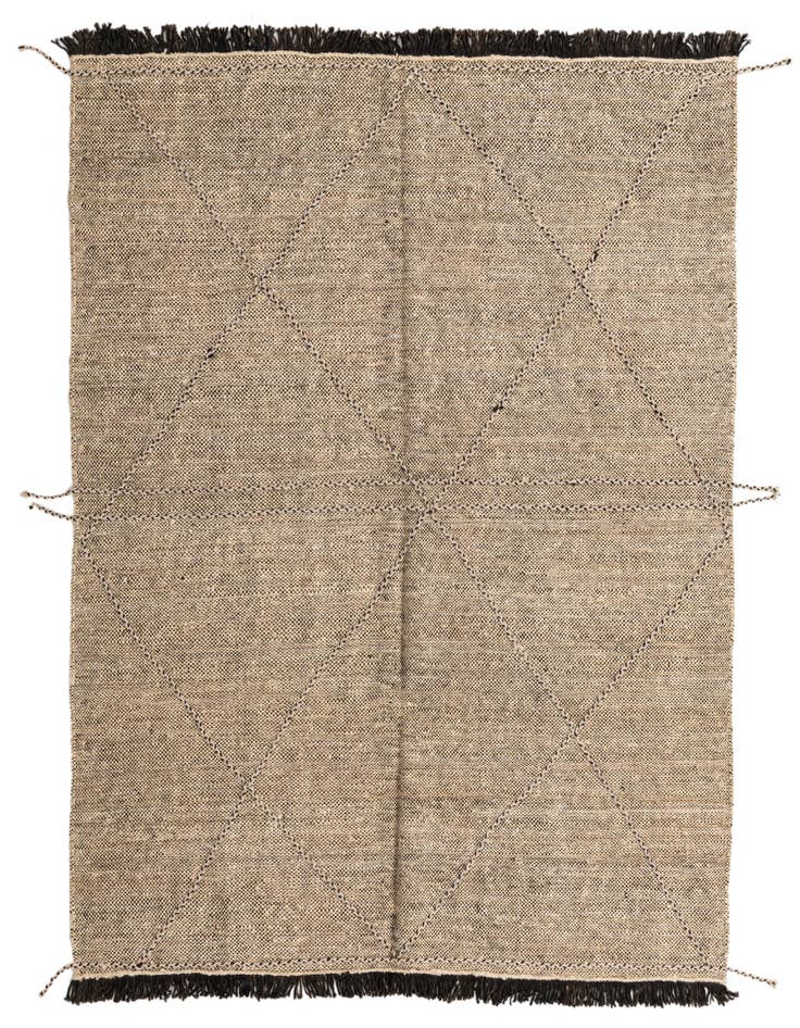 Detail image of 6' x 7' 5 Hand Knotted Moroccan Wool Rug