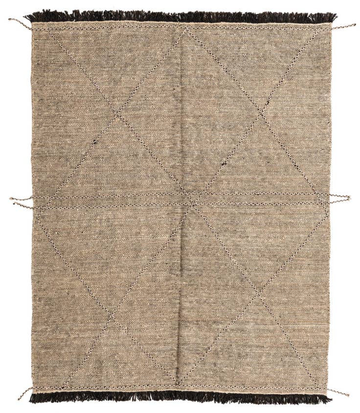 Detail image of 6' x 7' 5 Hand Knotted Moroccan Wool Rug