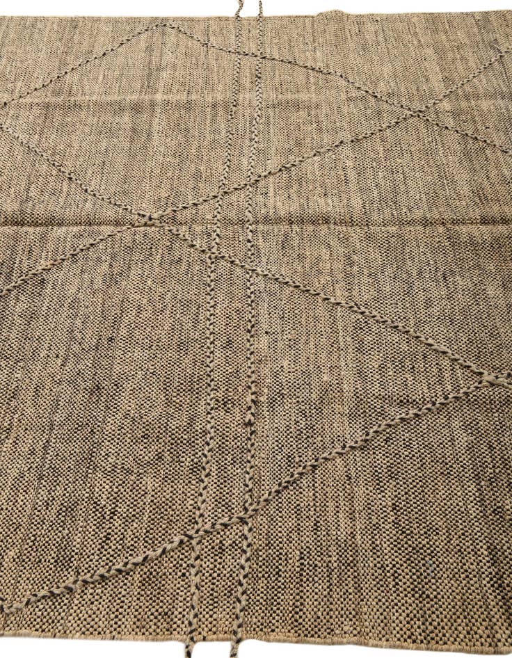 Detail image of 6' 1 x 7' 8  Hand Knotted Moroccan Wool Rug