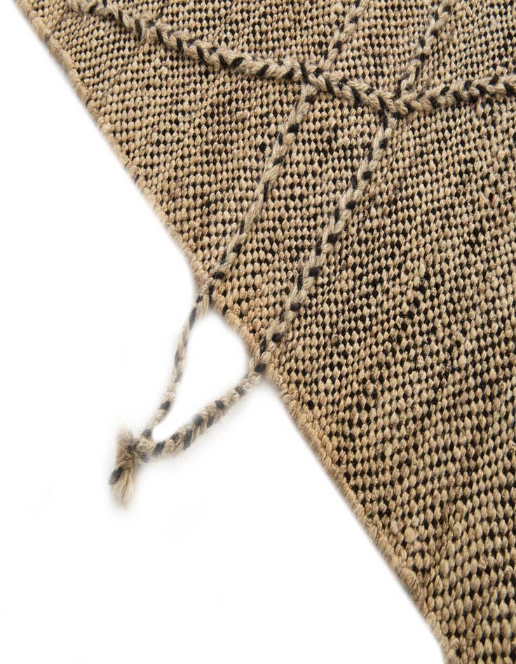 Detail image of 6' 1 x 7' 8  Hand Knotted Moroccan Wool Rug