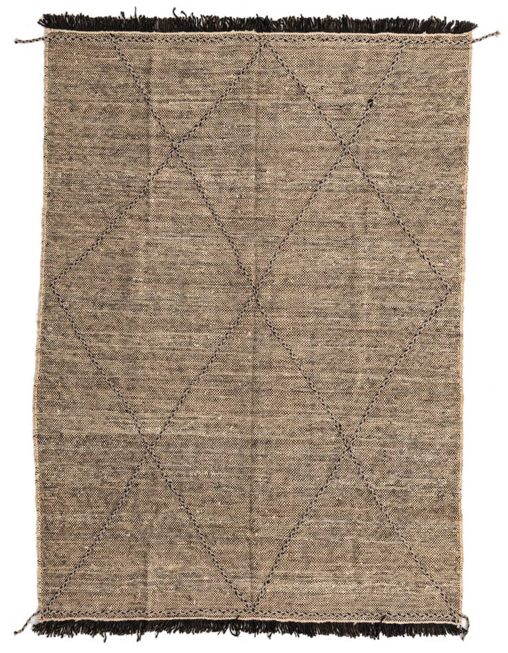 Detail image of 5' 10 x 7' 7 Hand Knotted Moroccan Wool Rug