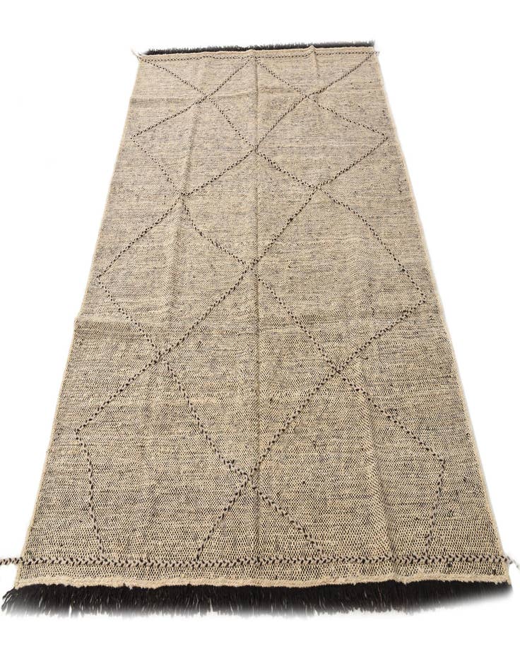 Detail image of 6' 2 x 7' 7  Hand Knotted Moroccan Wool Rug