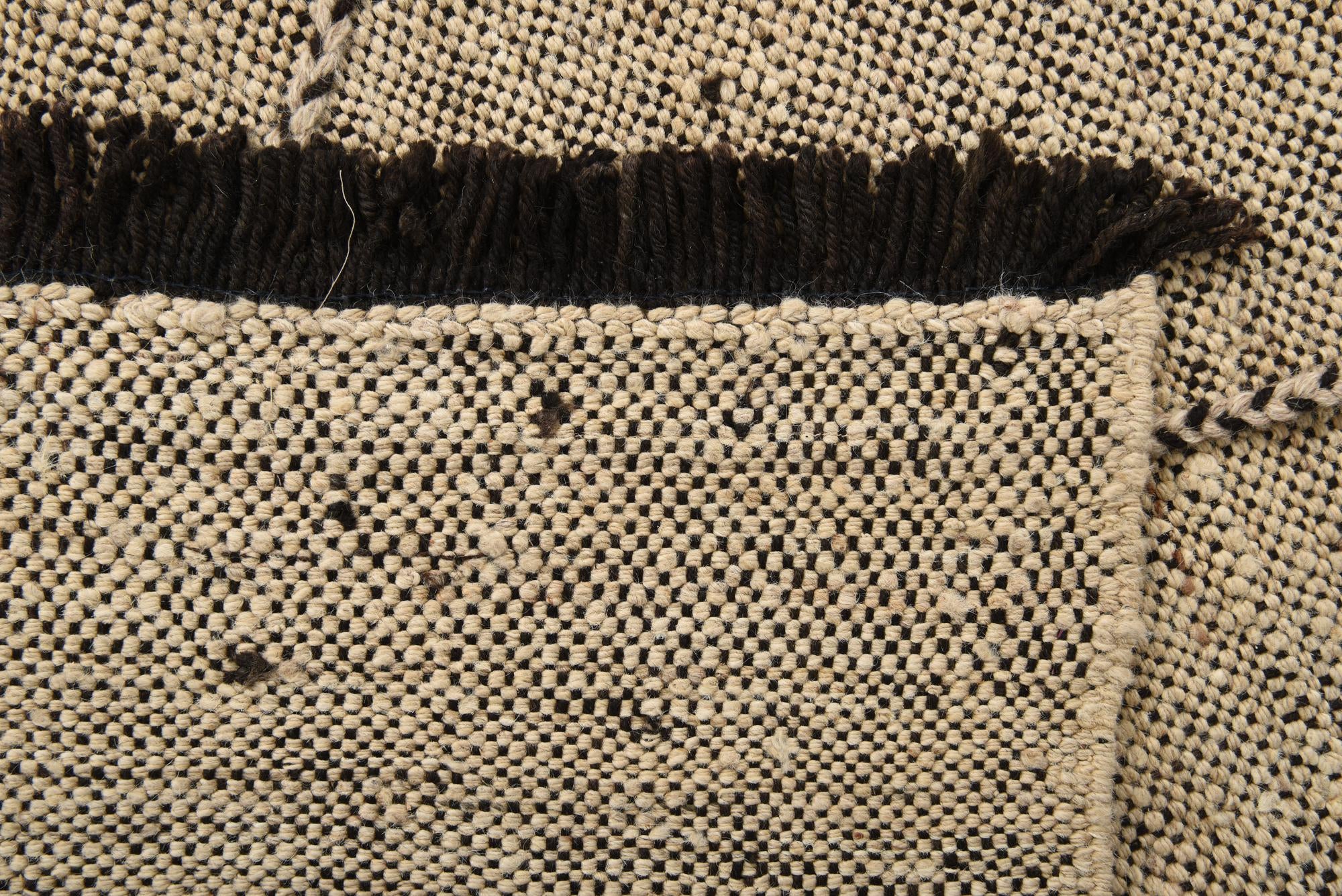 6' 2 x 7' 7 Hand Knotted Moroccan Wool Rug