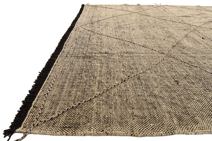 8' 8 x 9' 8 Hand Knotted Moroccan Wool Rug