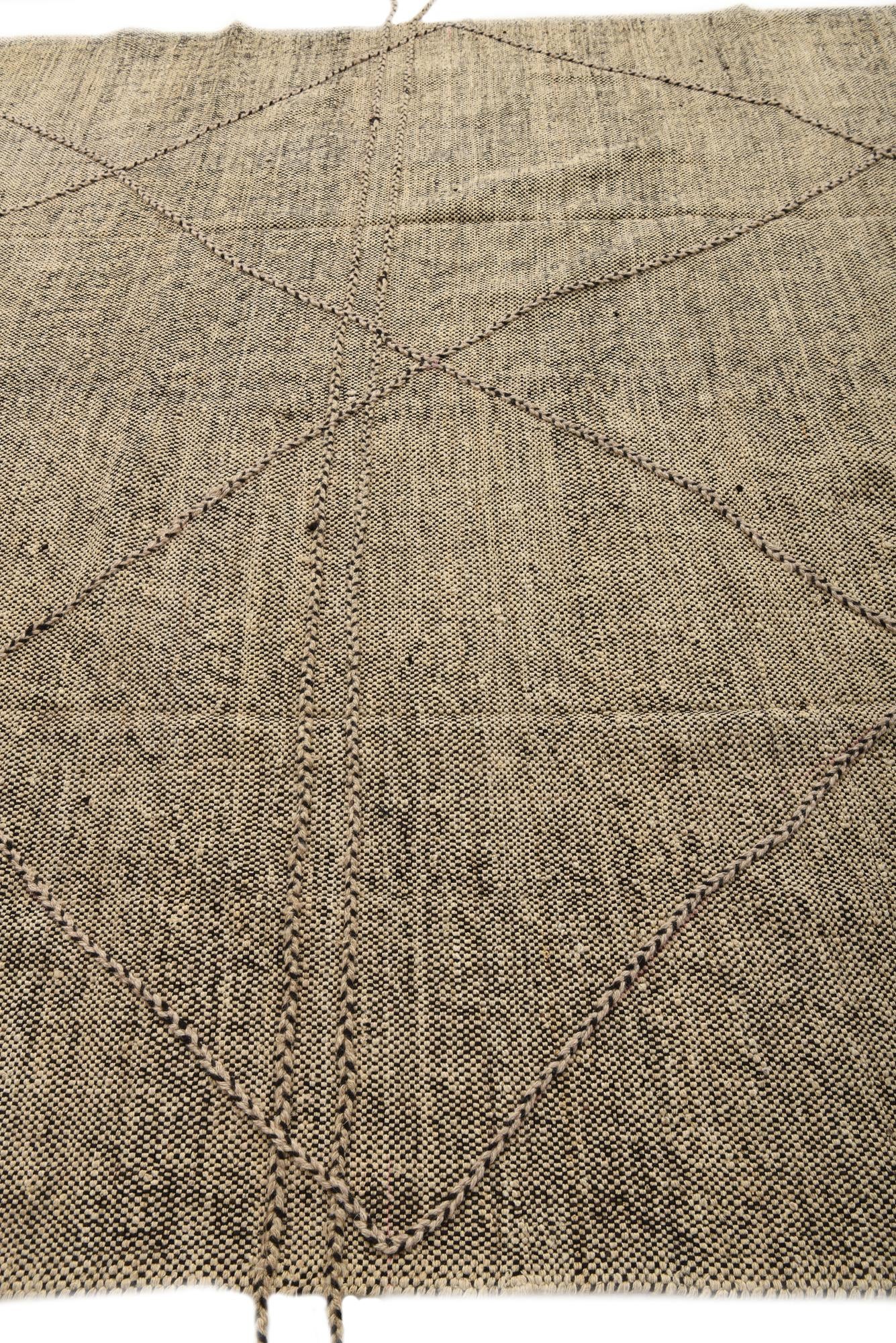 8' 8 x 9' 8 Hand Knotted Moroccan Wool Rug