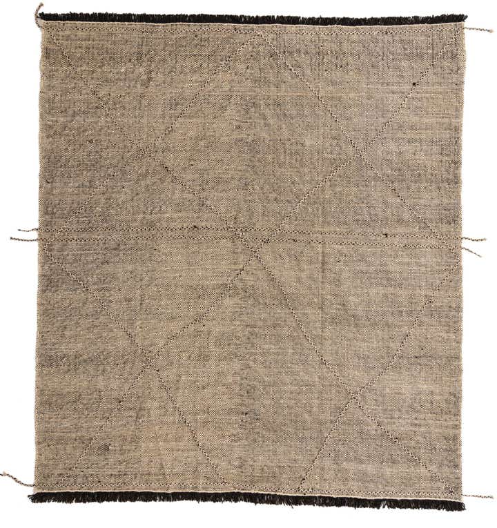 8' 8 x 9' 8 Hand Knotted Moroccan Wool Rug