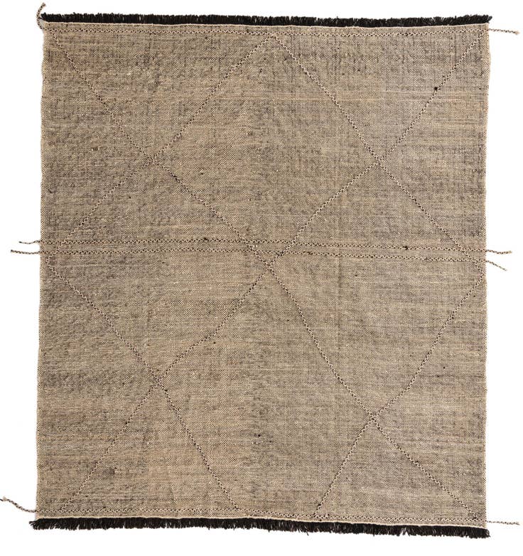 Detail image of 8' 8 x 9' 8 Hand Knotted Moroccan Wool Rug