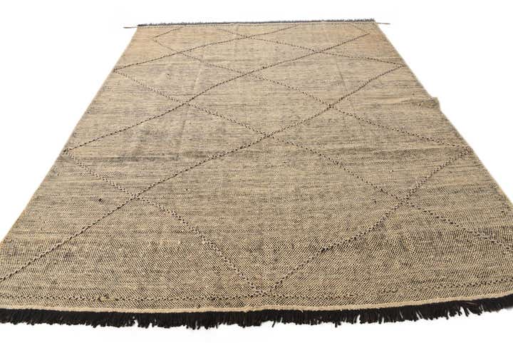 8' 3 x 9' 8 Hand Knotted Moroccan Wool Rug