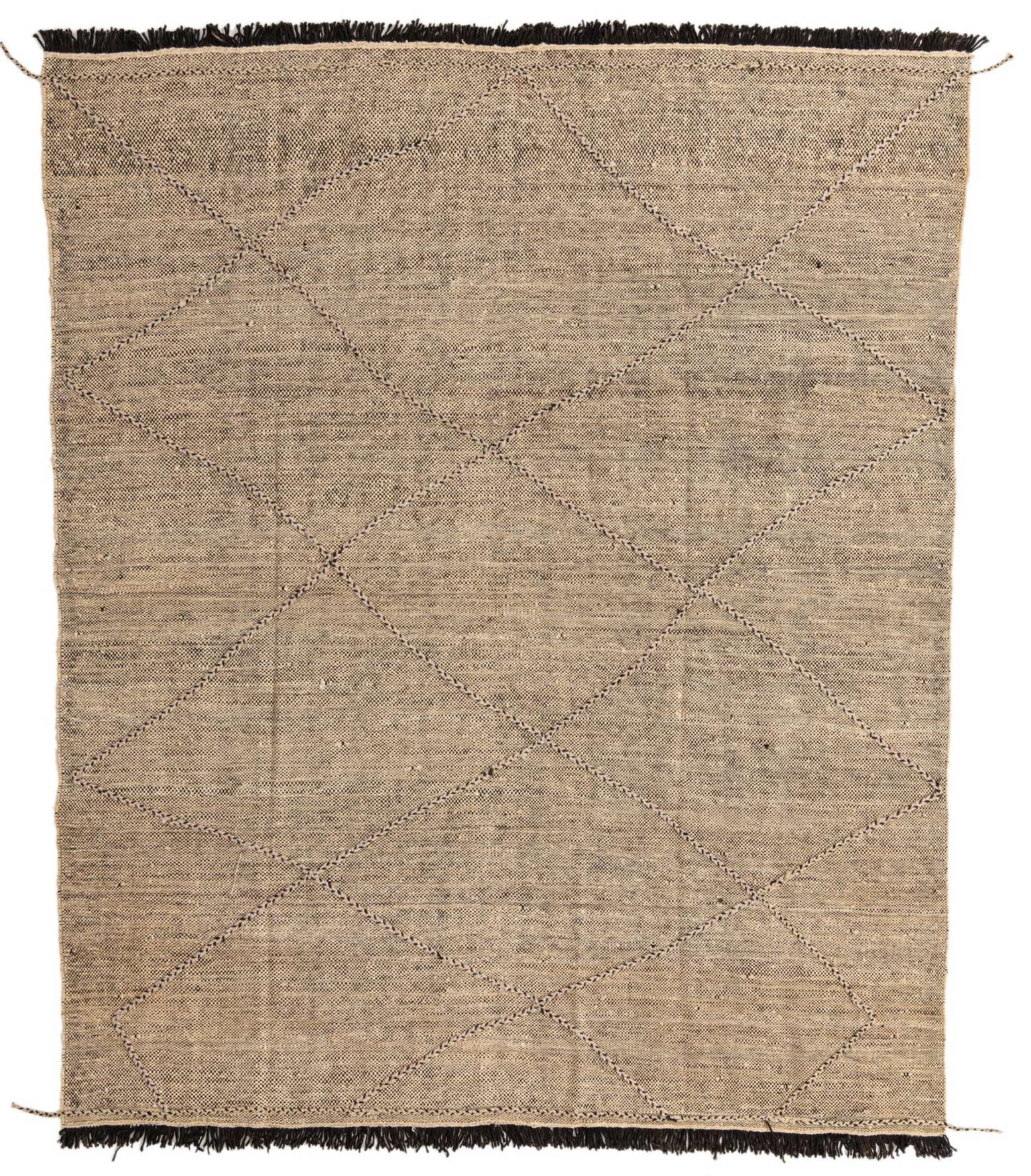 8' 3 x 9' 8 Hand Knotted Moroccan Wool Rug