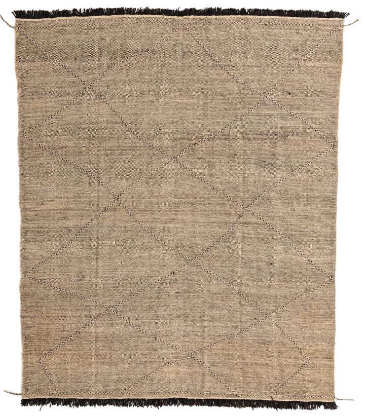 8' 3 x 9' 8 Hand Knotted Moroccan Wool Rug