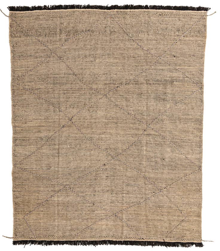 Detail image of 8' 3 x 9' 8 Hand Knotted Moroccan Wool Rug
