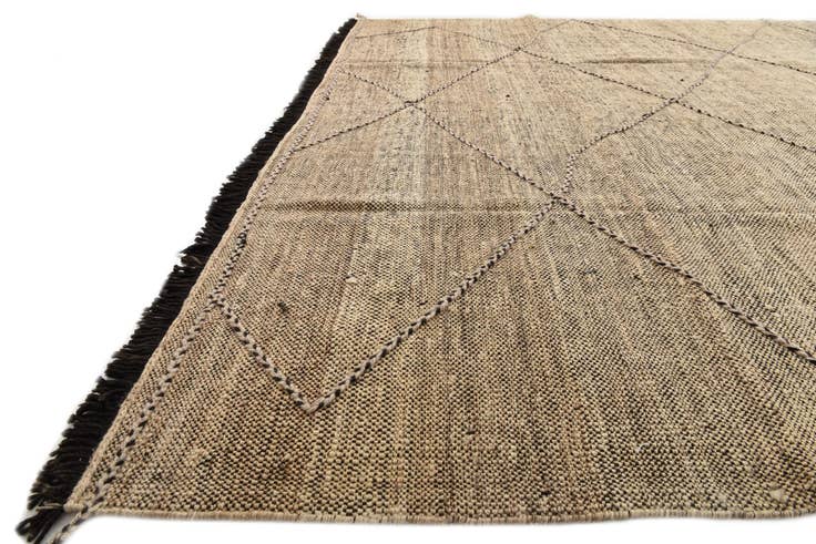 Detail image of 8' 6 x 9' 8 Hand Knotted Moroccan Wool Rug