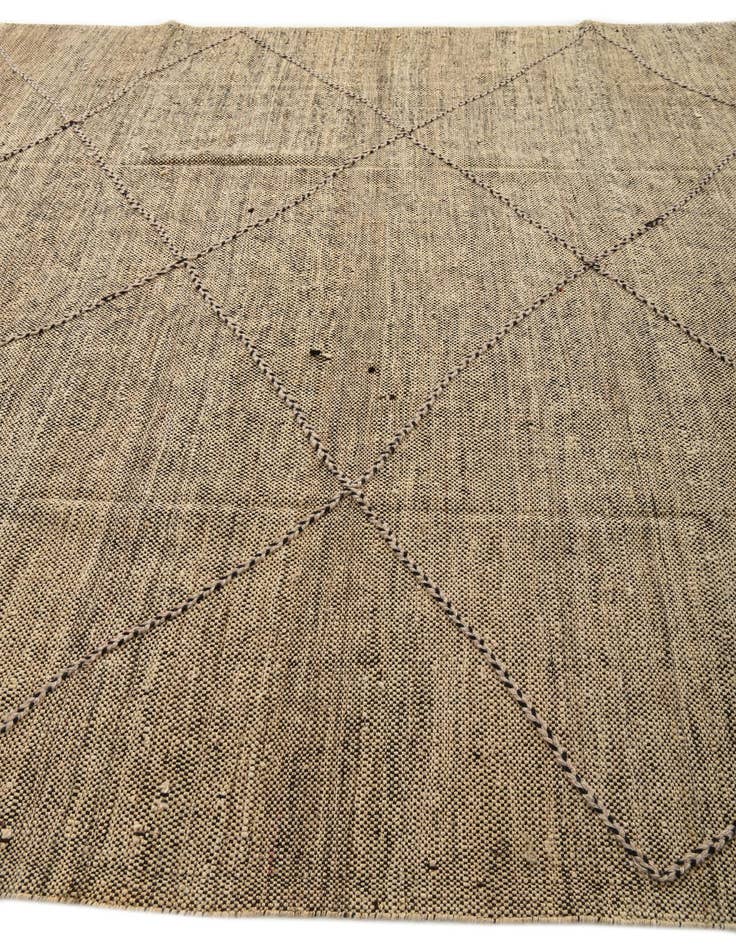 Detail image of 8' 6 x 9' 8 Hand Knotted Moroccan Wool Rug