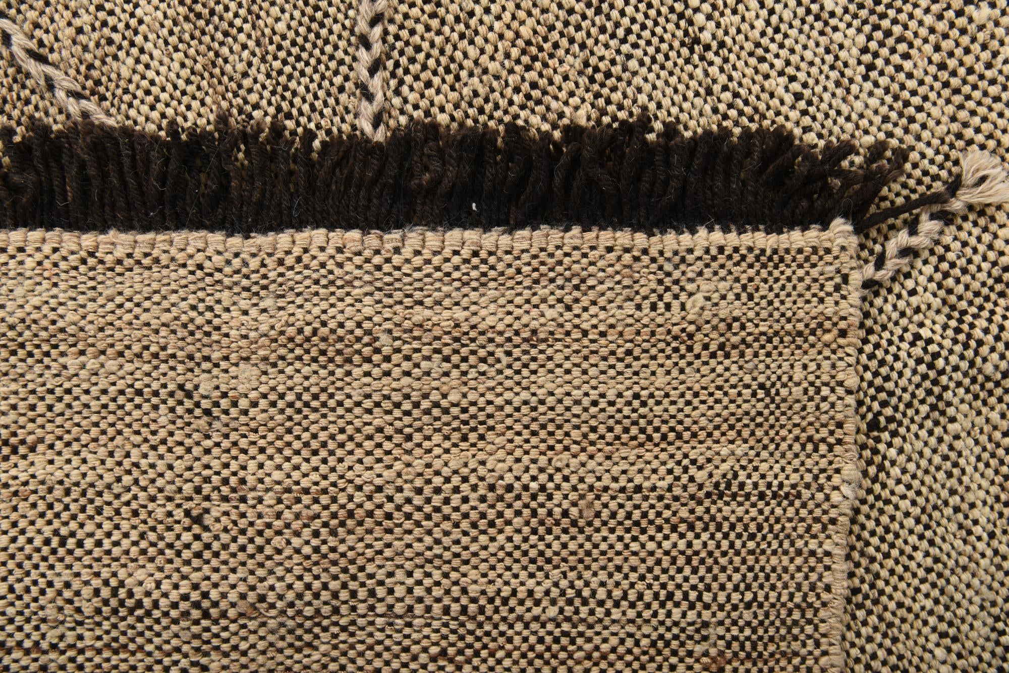 8' 6 x 9' 8 Hand Knotted Moroccan Wool Rug