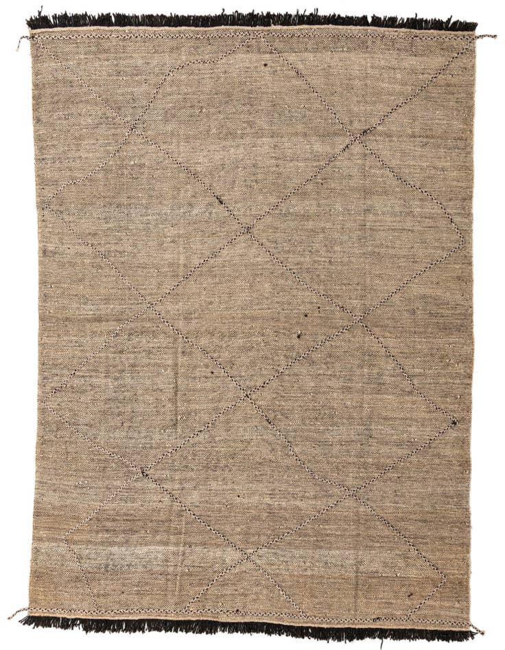 Detail image of 8' 6 x 9' 8 Hand Knotted Moroccan Wool Rug