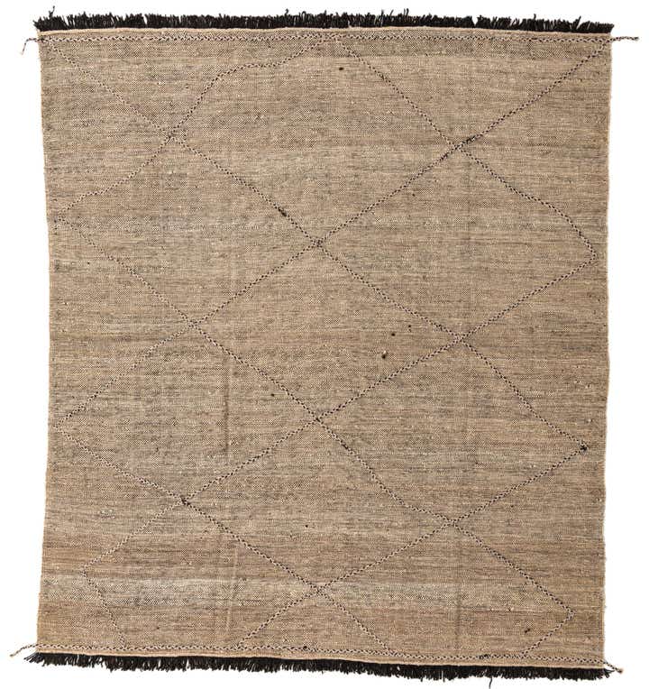 8' 6 x 9' 8 Hand Knotted Moroccan Wool Rug
