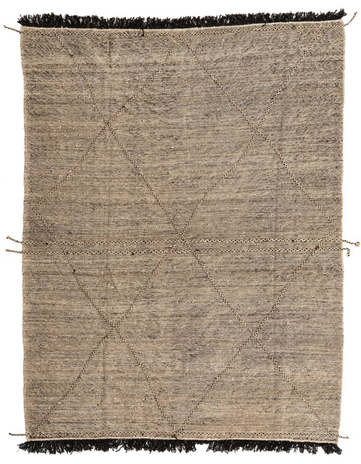 Detail image of 7' x 9' 7 Hand Knotted Moroccan Wool Rug