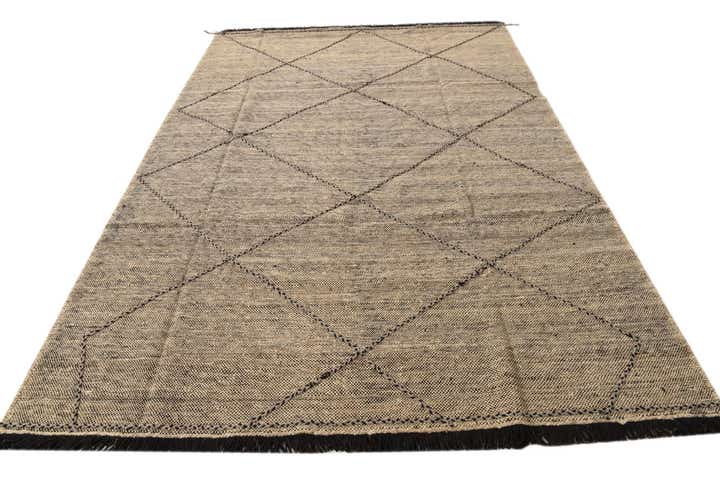 7' x 10' Hand Knotted Moroccan Wool Rug