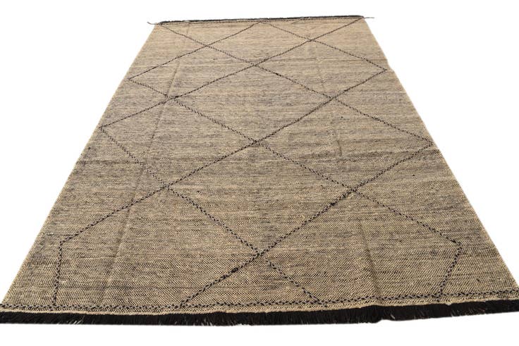 Detail image of 7' x 10' Hand Knotted Moroccan Wool Rug