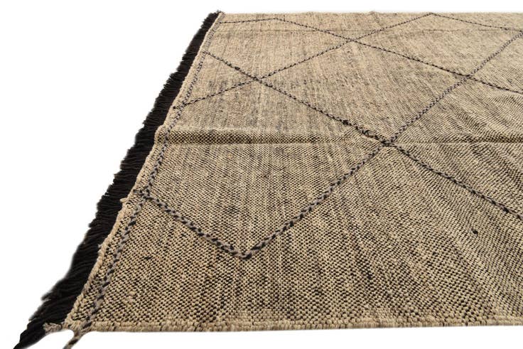 Detail image of 7' x 10' Hand Knotted Moroccan Wool Rug