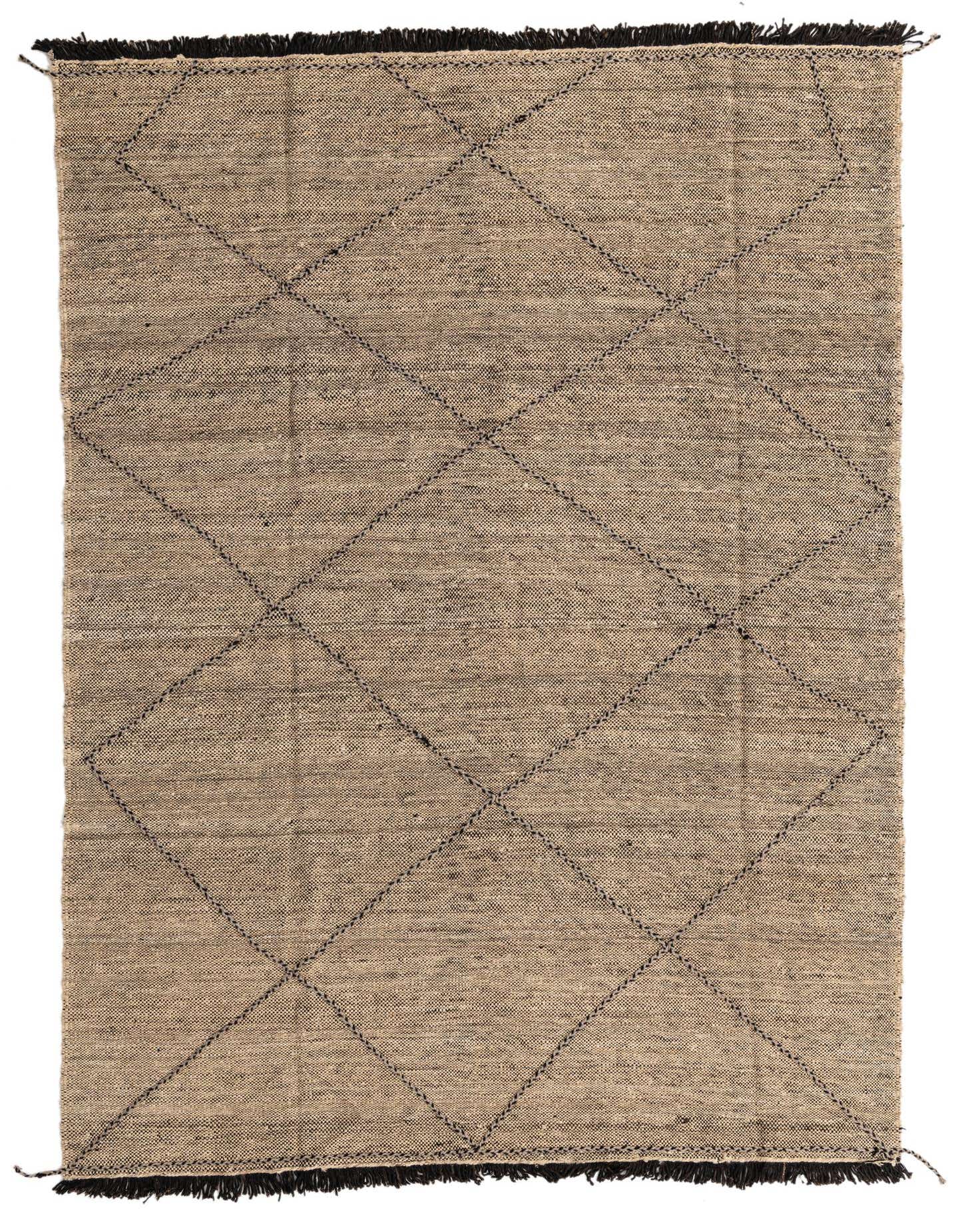 7' x 10' Hand Knotted Moroccan Wool Rug