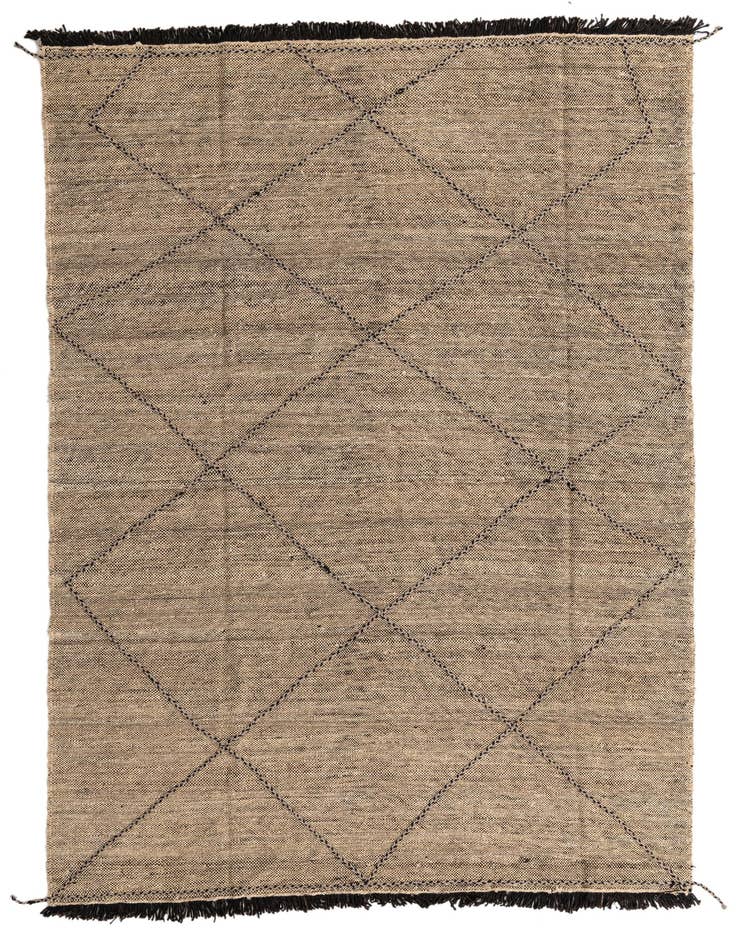 Detail image of 7' x 10' Hand Knotted Moroccan Wool Rug