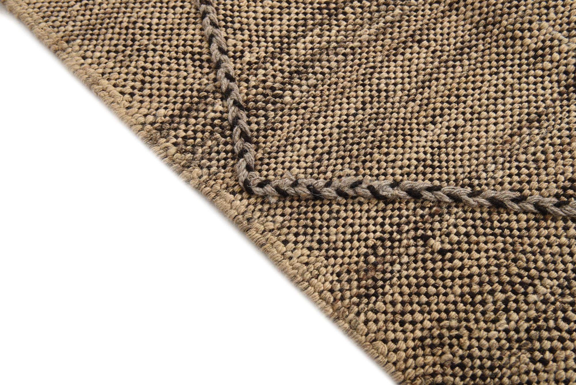 7' 1 x 9' 8 Hand Knotted Moroccan Wool Rug