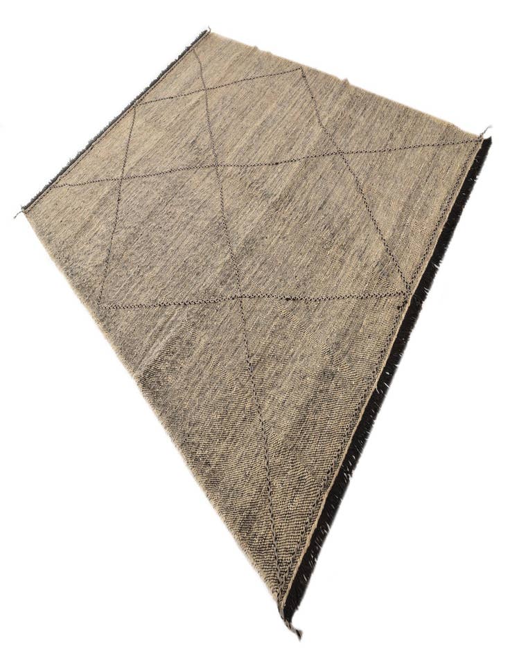 Detail image of 7' 4 x 9' 7  Hand Knotted Moroccan Wool Rug