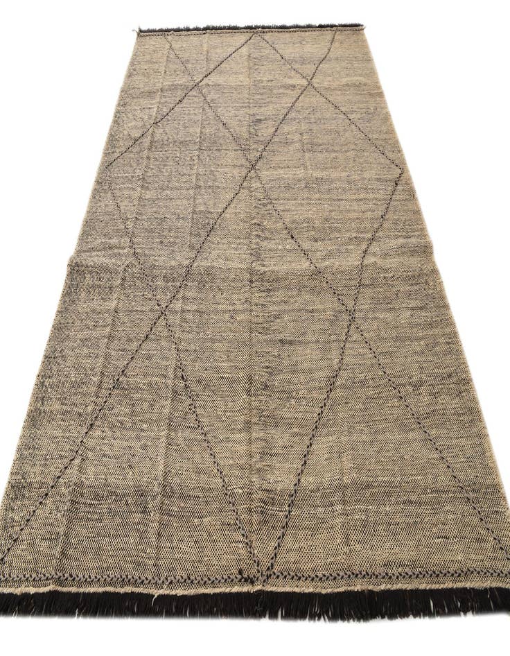 Detail image of 7' 4 x 9' 7  Hand Knotted Moroccan Wool Rug