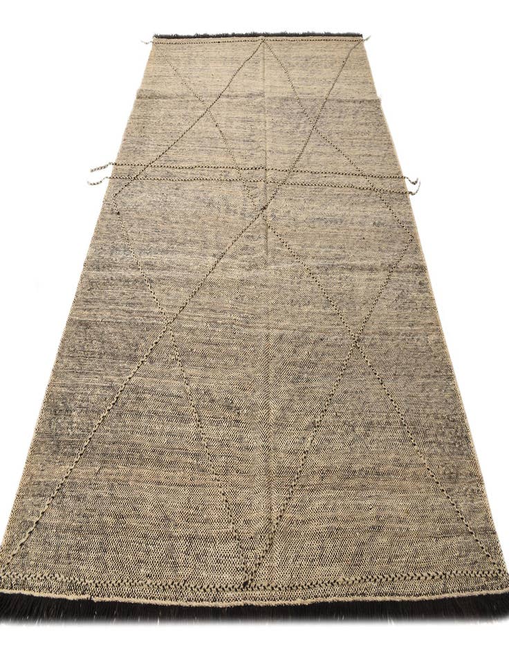 Detail image of 7' x 9' 8  Hand Knotted Moroccan Wool Rug