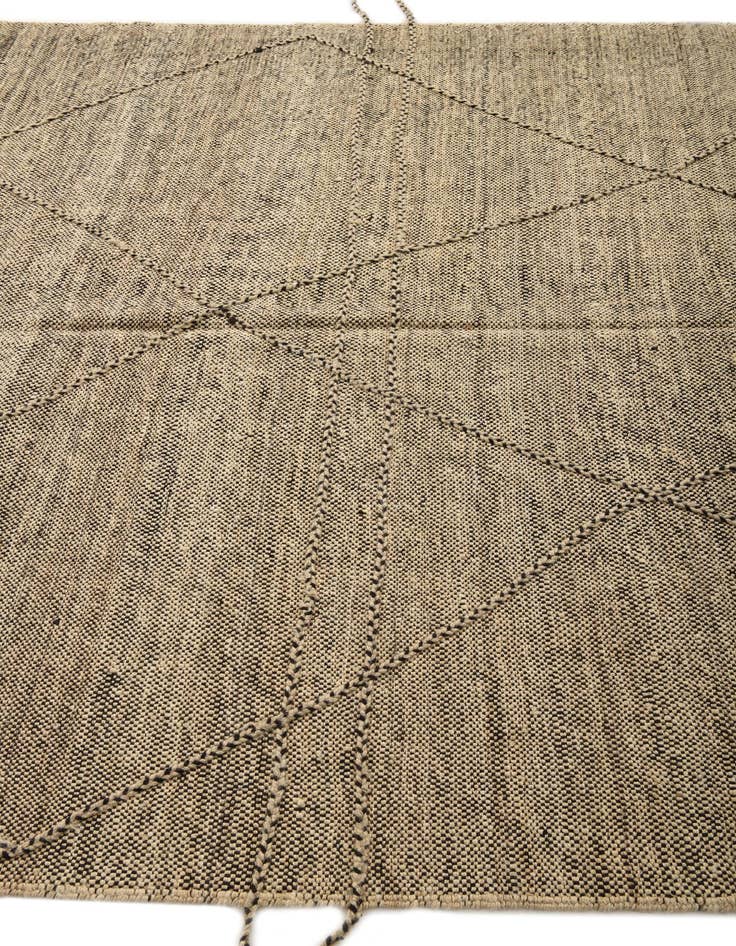 Detail image of 7' x 9' 8  Hand Knotted Moroccan Wool Rug