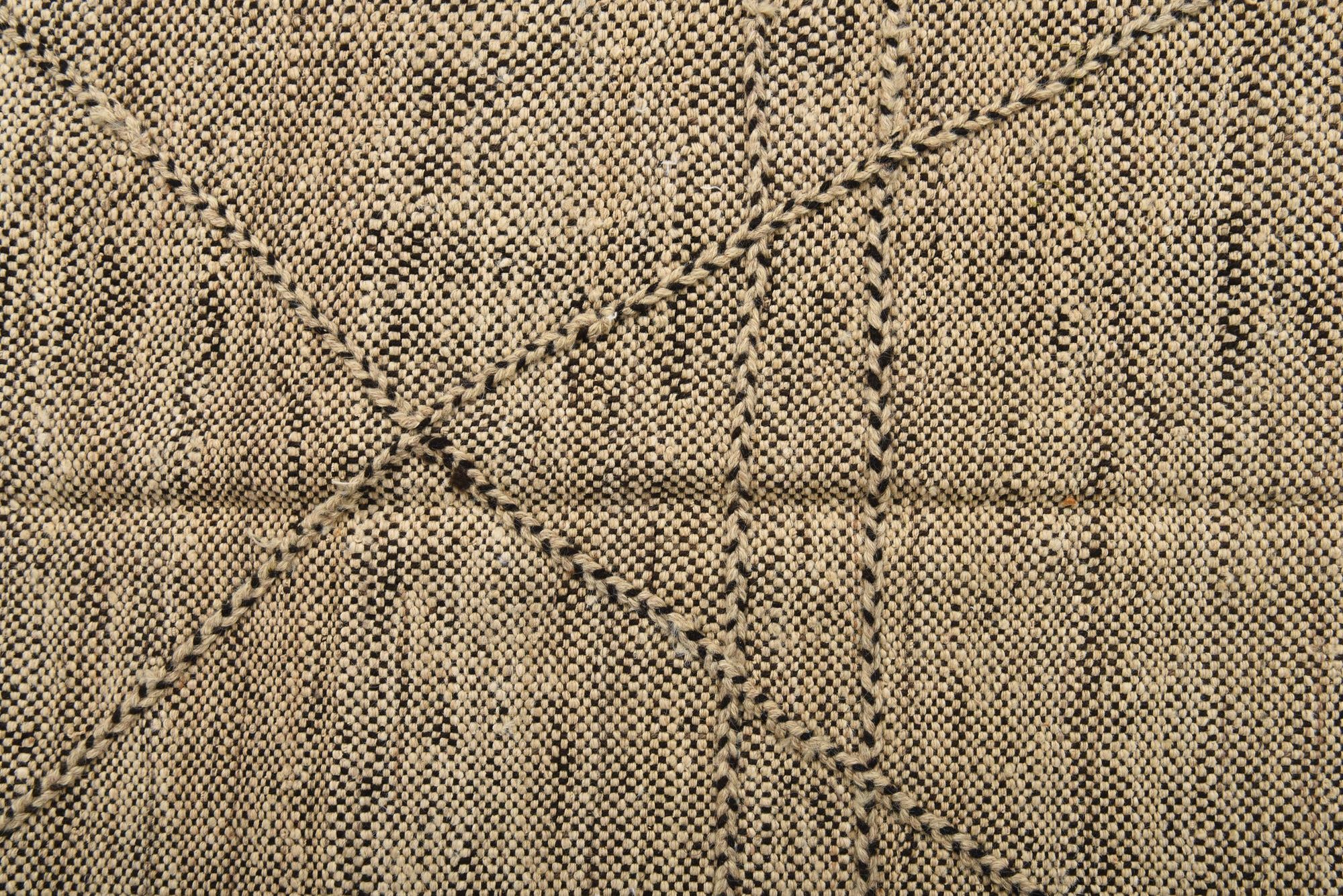 7' x 9' 8 Hand Knotted Moroccan Wool Rug
