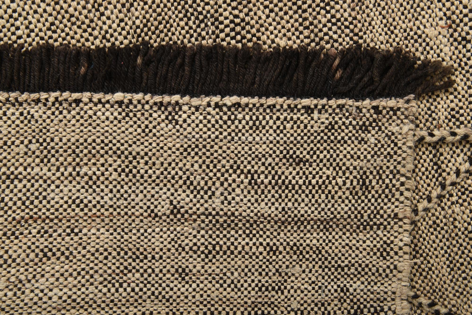 7' x 9' 8 Hand Knotted Moroccan Wool Rug