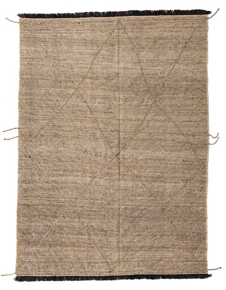 Detail image of 7' x 9' 8 Hand Knotted Moroccan Wool Rug