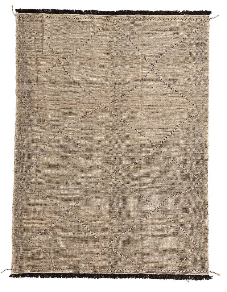 Detail image of 7' x 9' 6 Hand Knotted Moroccan Wool Rug
