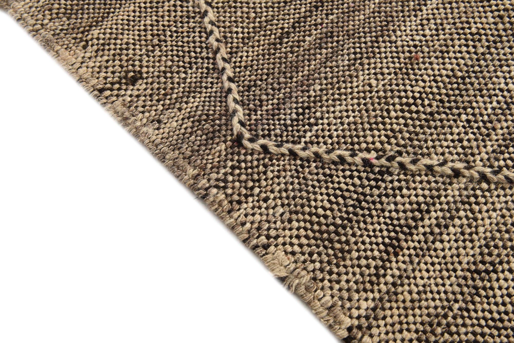 7' x 9' 9 Hand Knotted Moroccan Wool Rug