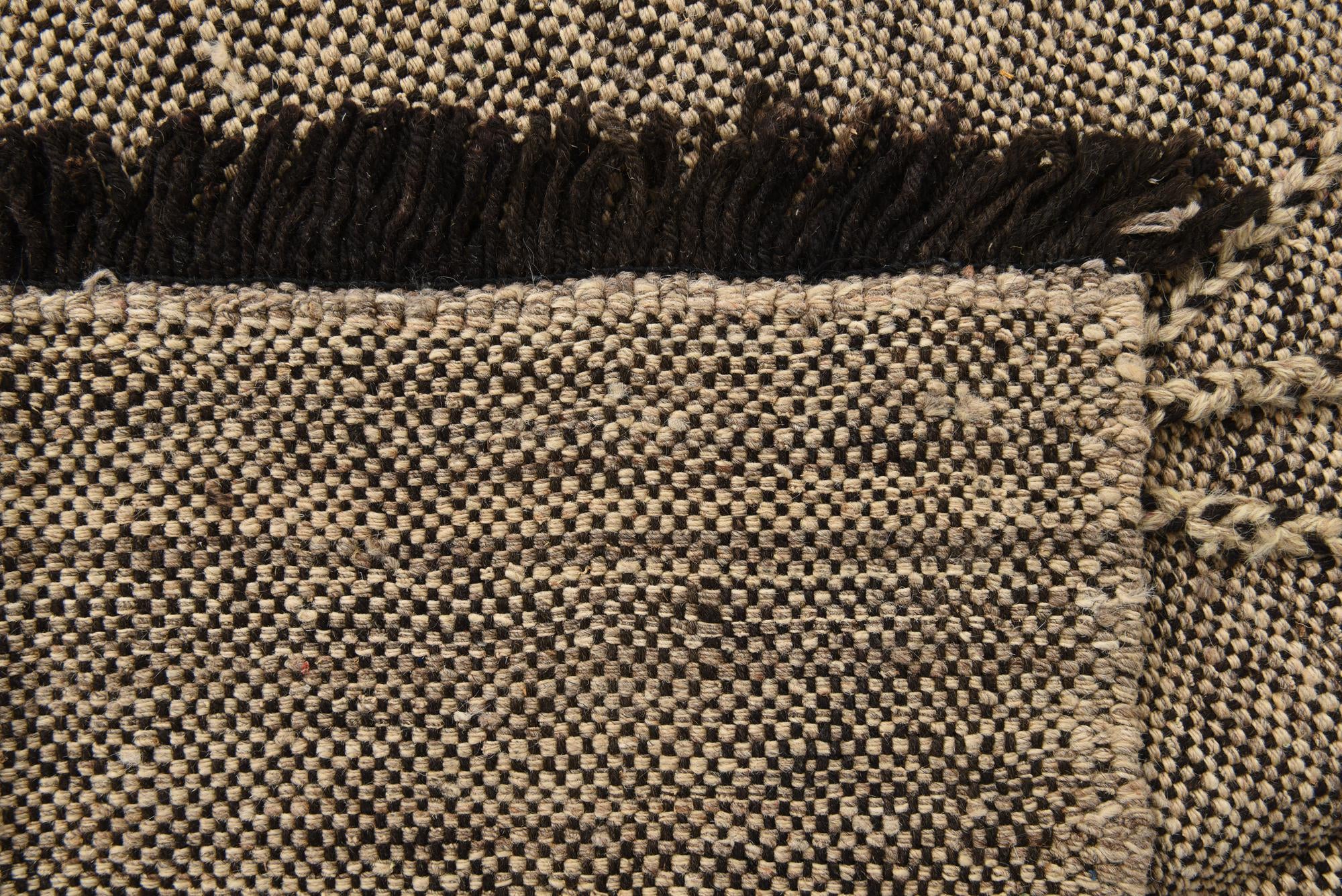 7' x 9' 9 Hand Knotted Moroccan Wool Rug
