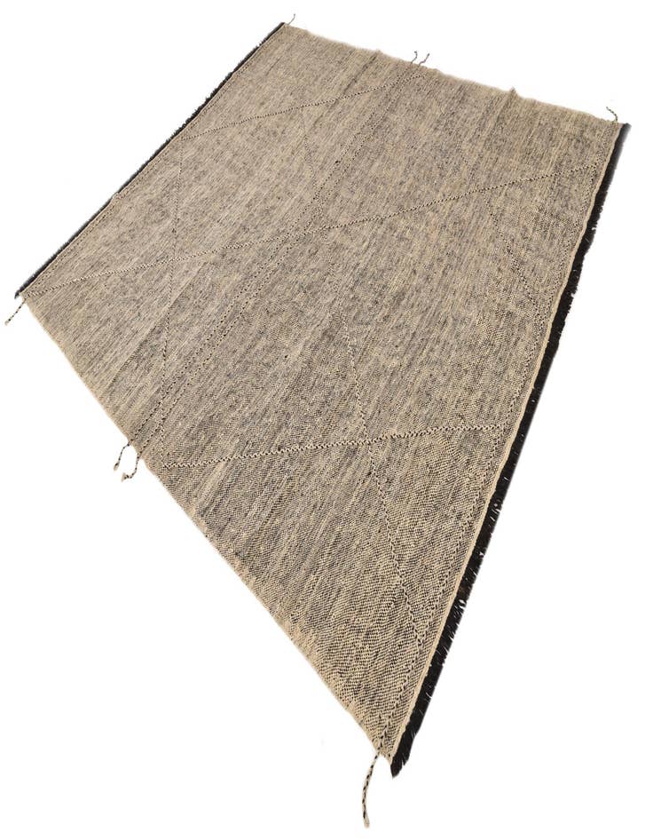 Detail image of 8' 8 x 9' 6  Hand Knotted Moroccan Wool Rug